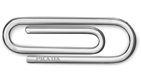 prada paper clip money holder|Meer.